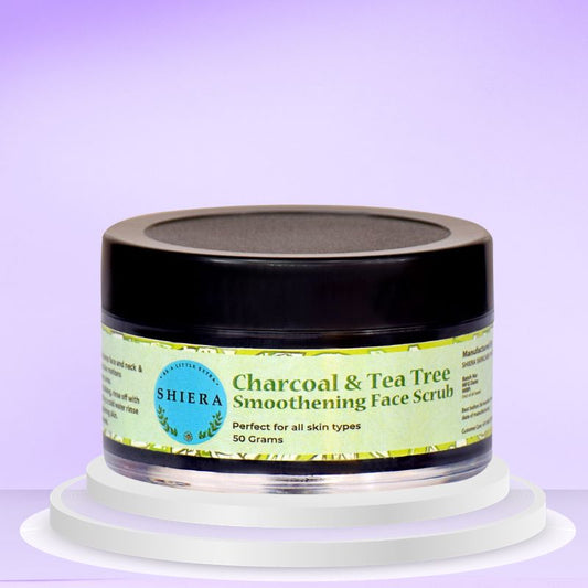 Charcoal & Tea Tree Smoothening Face Scrub